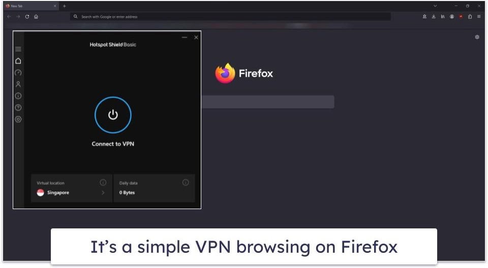 6. Hotspot Shield — Good Free Firefox VPN for Browsing