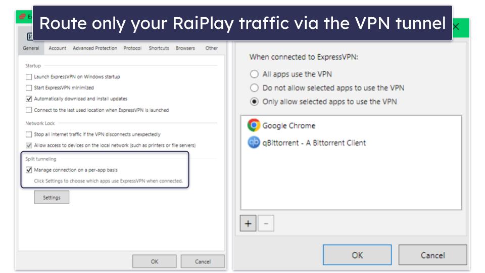 🥇1. ExpressVPN — Best Overall VPN for RaiPlay