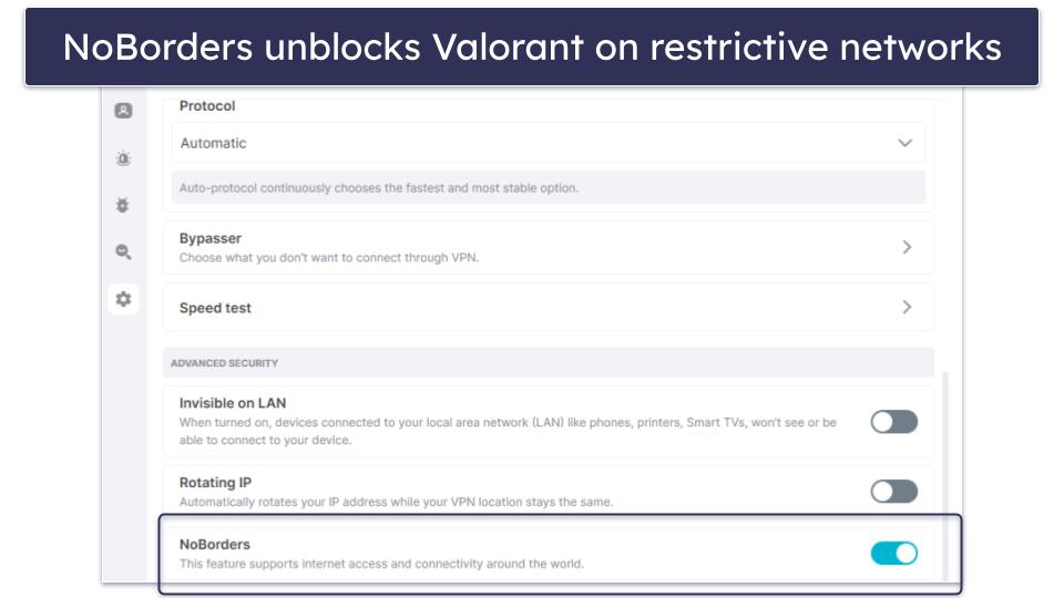 5. Surfshark — Great for Accessing Valorant on Restrictive Networks