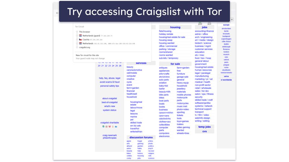 Other Ways to Unblock Craigslist