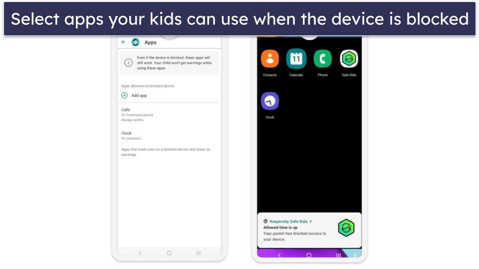 🥉 3. Kaspersky Safe Kids — Great Free Plan for Content Control for Older Kids