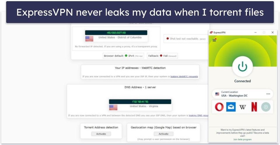 🥇1. ExpressVPN — The Best VPN for Torrenting in 2024