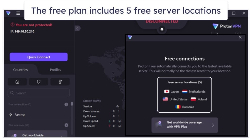 6. Proton VPN — Best Free Plan for Surfing Porn Sites