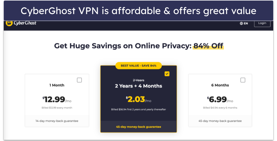 6. CyberGhost VPN — Excellent for Streaming &amp; Gaming