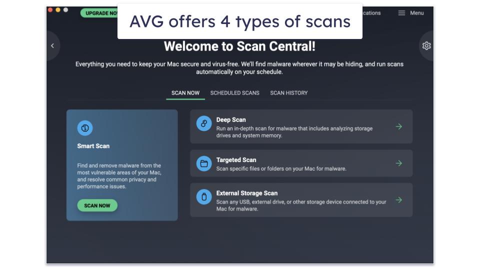 7. AVG AntiVirus Free for Mac — Reliable but Limited Mac Protection