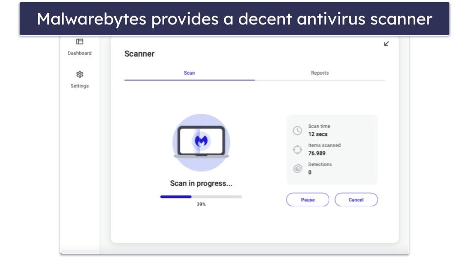 4. Malwarebytes for Mac (Free) — Decent Antivirus Scanning and Removal