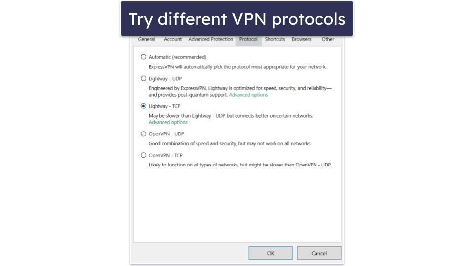 Troubleshooting ExpressVPN App &amp; Connectivity Issues