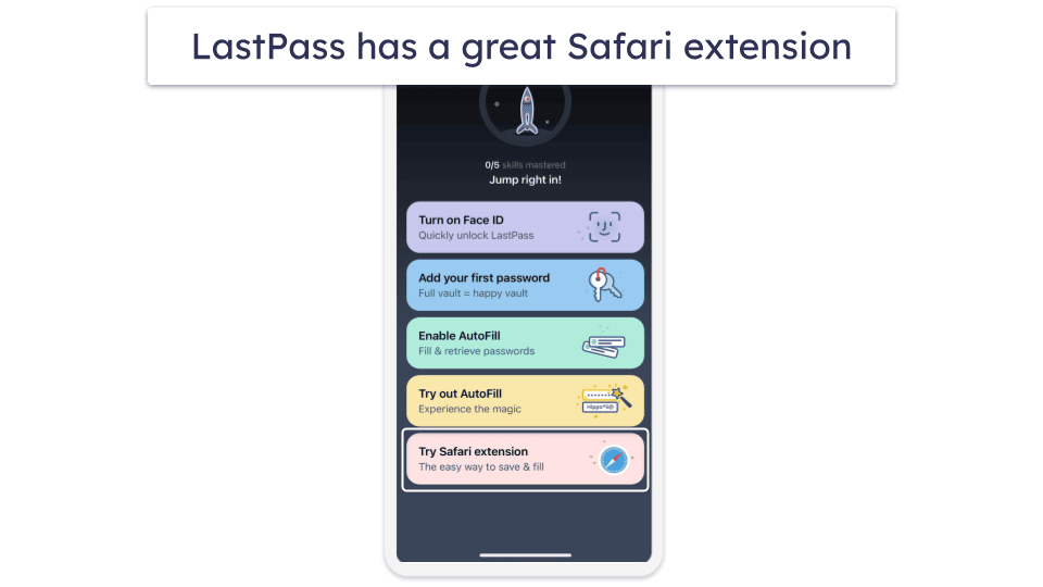 5. LastPass — Unlimited Password Storage + Sharing With 1 User