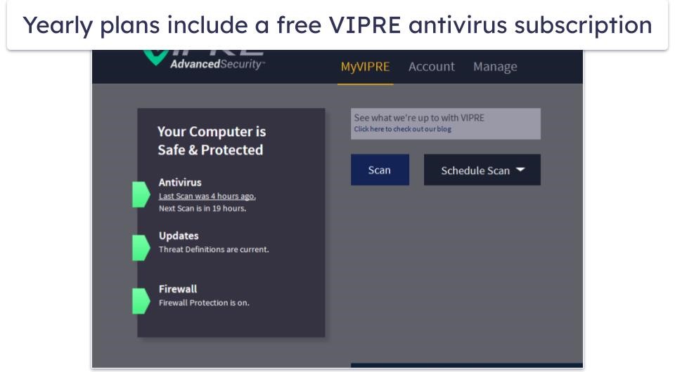 4. IPVanish — Many SOCKS5 Server Locations + Free Antivirus