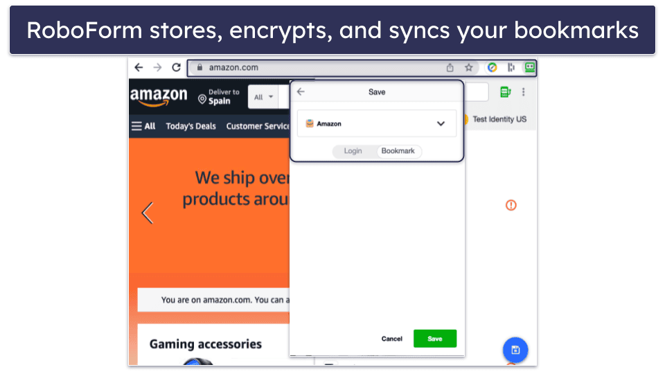 🥉3. RoboForm — Impressive Form-Filling, Plus Bookmarks Storage