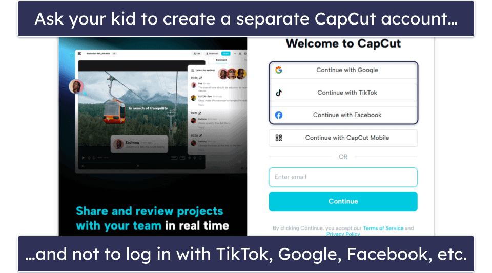 How to Keep Your Kids Safe on CapCut