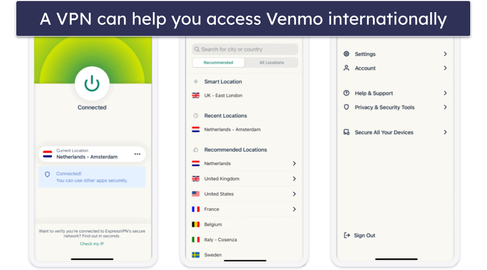 How to Use a VPN to Access Venmo Internationally