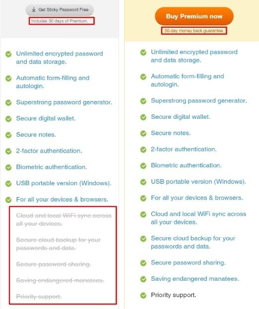 Sticky Password vs LastPass: Plans and Pricing