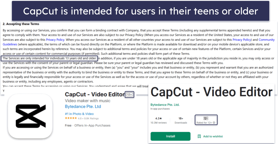 What Age Is CapCut Appropriate For?