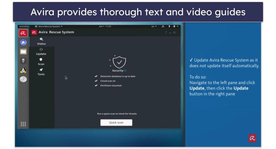 🥉3. Avira — Best USB Bootable Antivirus for Modern Computers