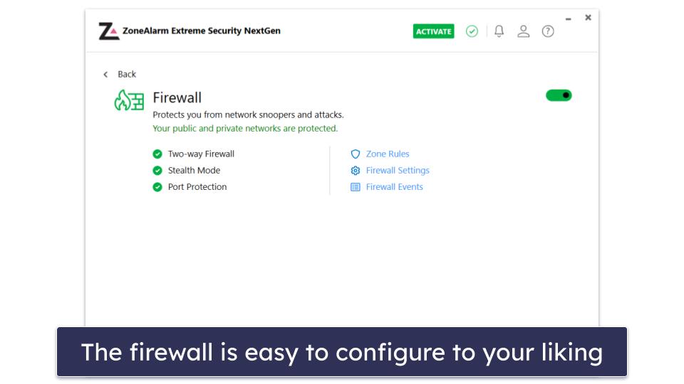 4. ZoneAlarm — Feature-Rich Free Firewall Program