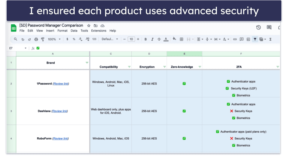 Testing Methodology: Comparison &amp; Ranking Criteria