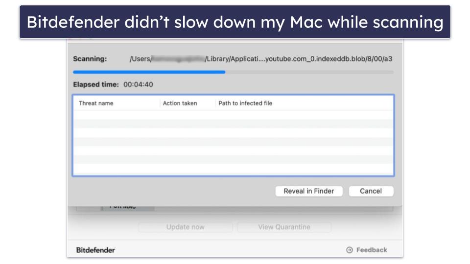 3.🥉 Bitdefender Virus Scanner for Mac — Excellent Cloud-Based Malware Scanning