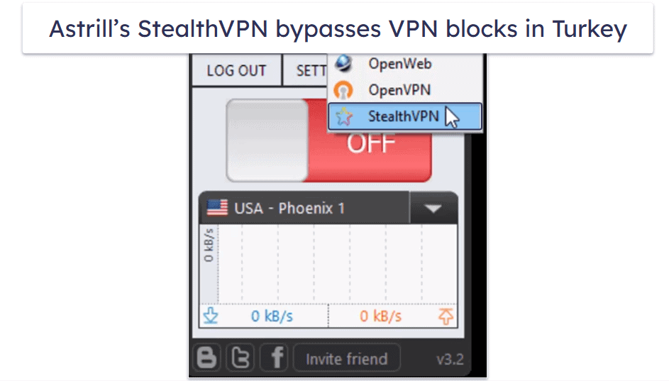 Bonus. Astrill VPN — Secure VPN for Turkey