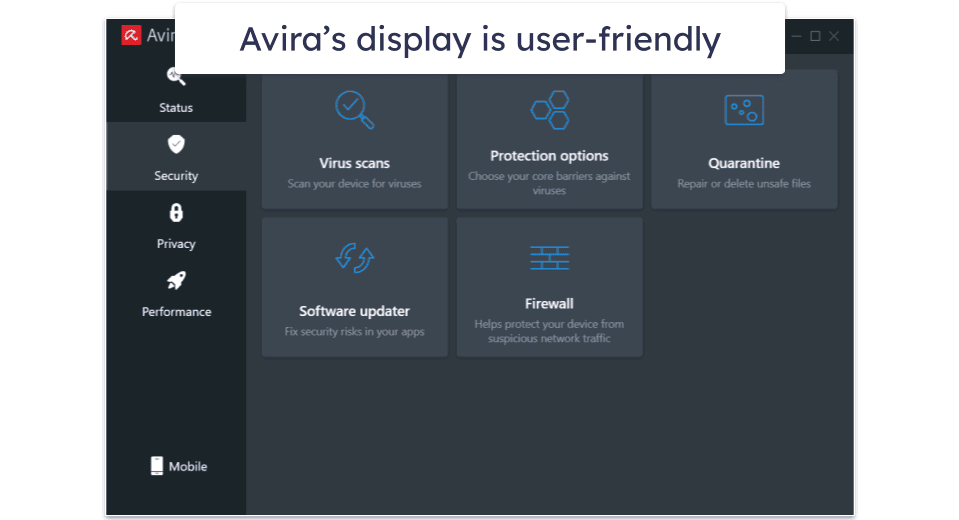 6. Avira Free Security for Windows — Advanced Cloud-Based Malware Scanner With System Cleanup