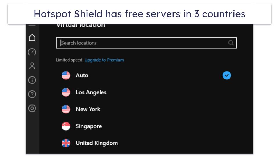 4. Hotspot Shield — Decent Free VPN for Browsing in Europe