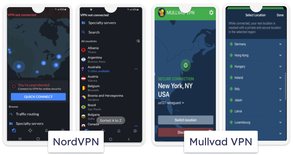 Apps &amp; Ease of Use — Both VPNs Are User-Friendly