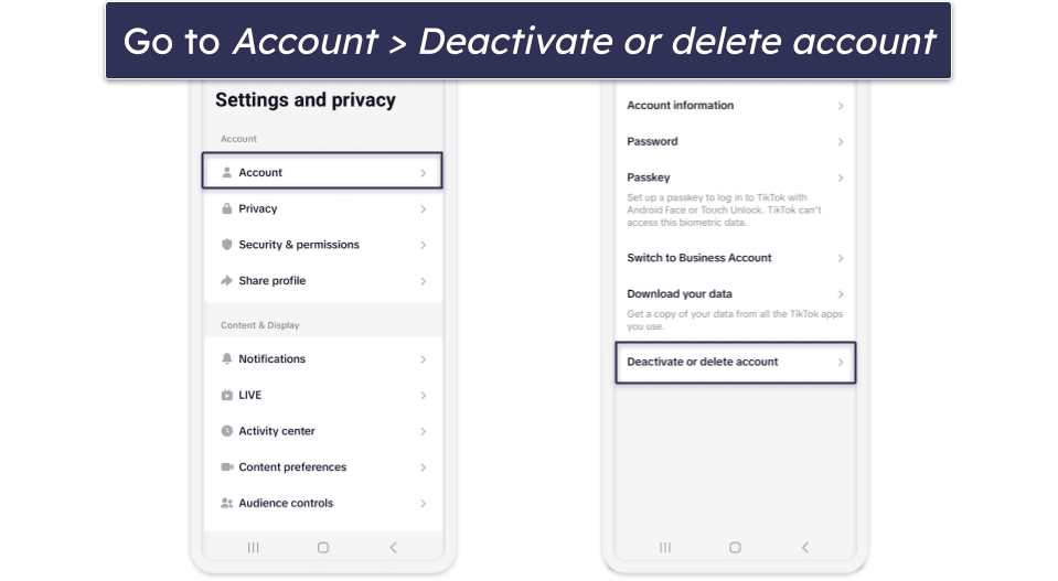 How to Deactivate Your TikTok Account