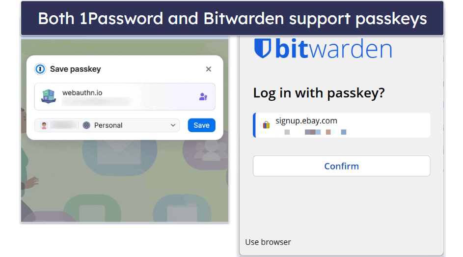 Advanced Features — 1Password Has More Advanced Features