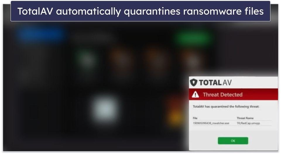 🥉 3. TotalAV — Most User-Friendly Anti-Ransomware Program