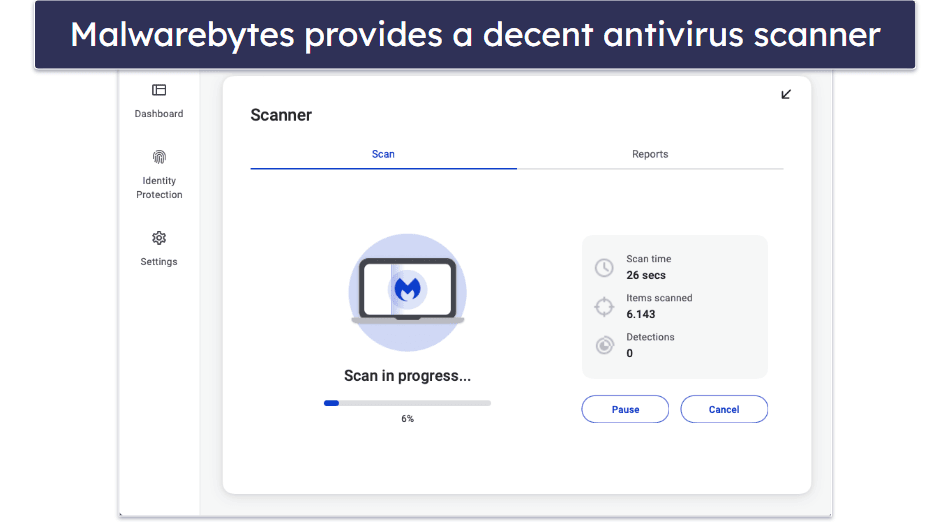 4. Malwarebytes for Mac (Free) — Decent Antivirus Scanning and Removal