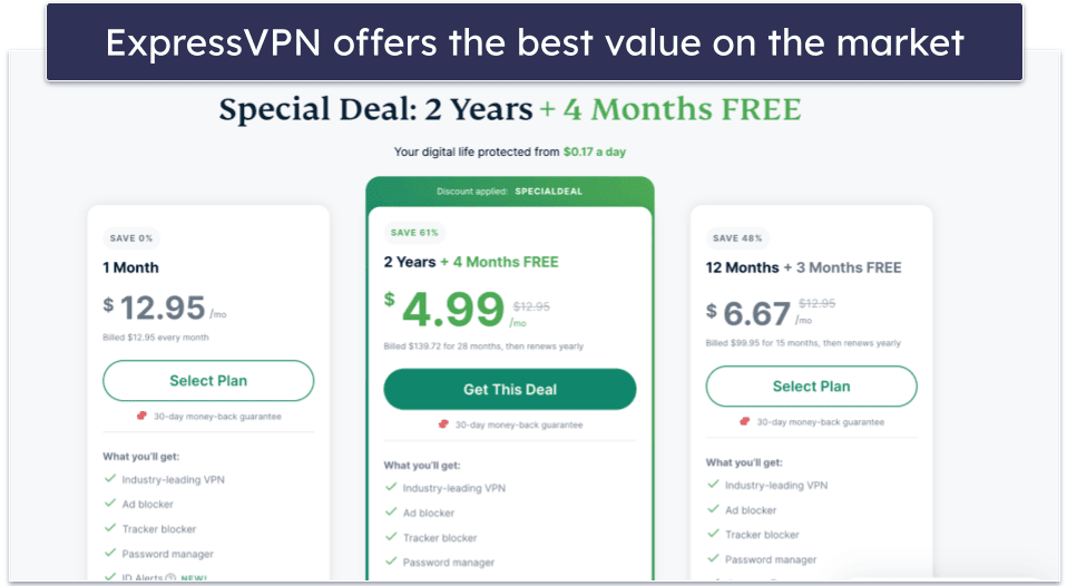 Plans &amp; Pricing — Both VPNs Provide Really Good Value