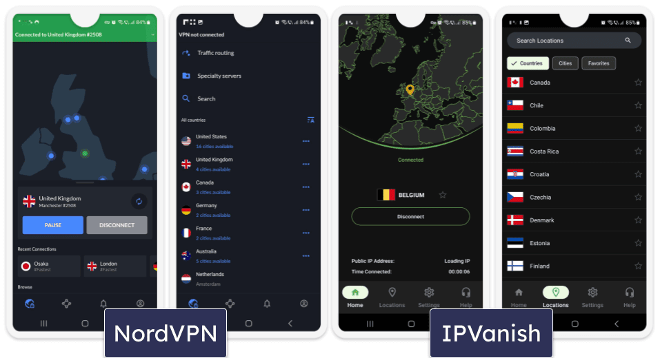 Apps &amp; Ease of Use — Both VPNs Are User-Friendly