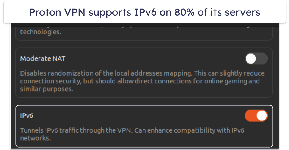 🥈2. Proton VPN — IPv6 VPN for Browsers &amp; Linux + Good for Streaming