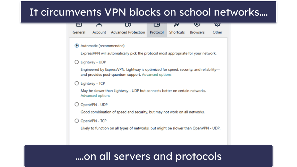 🥇 1. ExpressVPN — Best Overall VPN for Schools in 2025