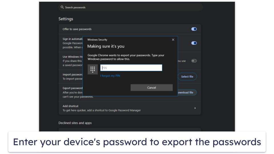 How to Export Chrome Passwords to a Third-Party Password Manager