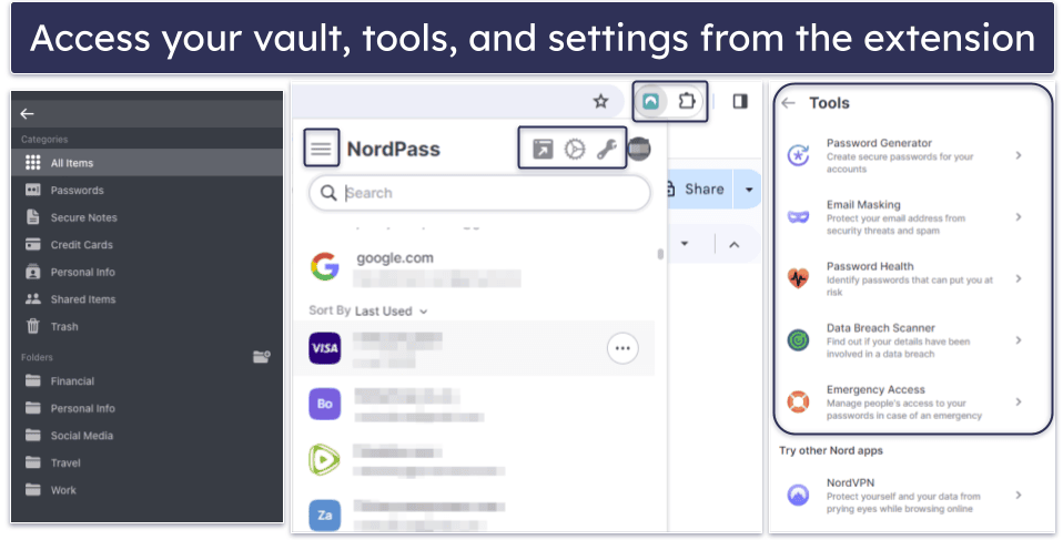 4. NordPass — Very Intuitive Interface + Multi-Device Sync