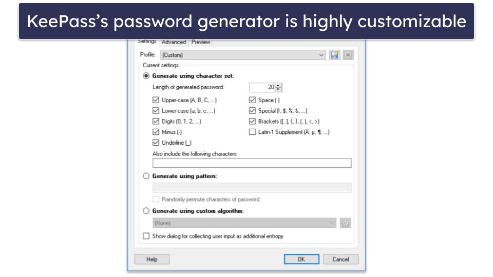 Basic Features — Bitwarden Has More Features