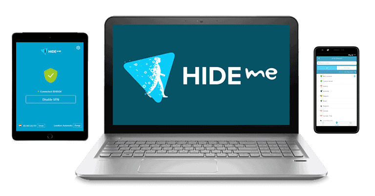 🥉3. hide.me — Free VPN With Many Servers in Europe