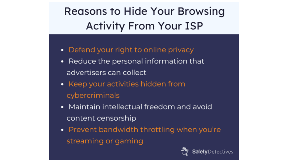 Why You Should Hide Your Browsing Activity From Your ISP