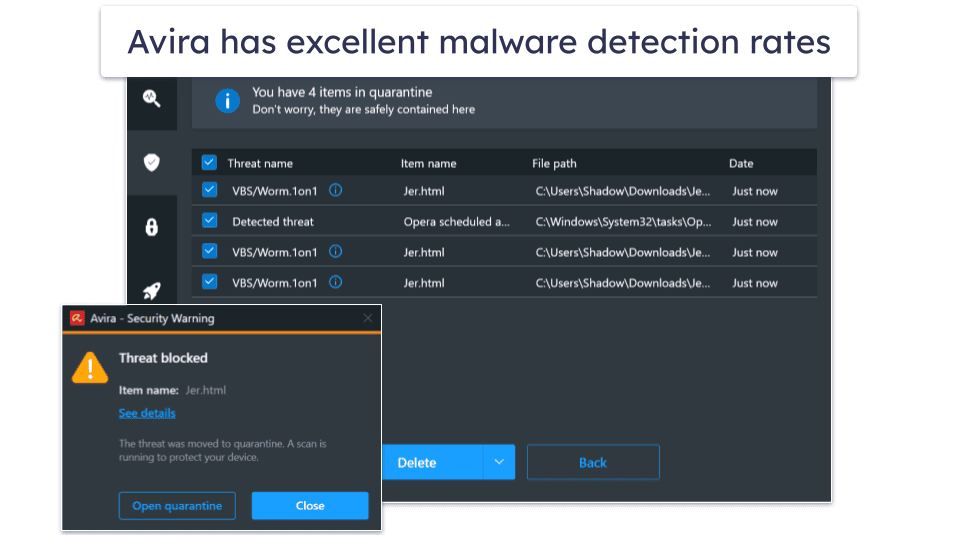 Bonus. Avira — Cloud-Based Virus Removal (With System Optimization Tools)