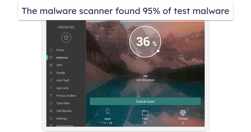 Bonus: Panda Dome — Good Malware Protection + Wide Range of Android Features