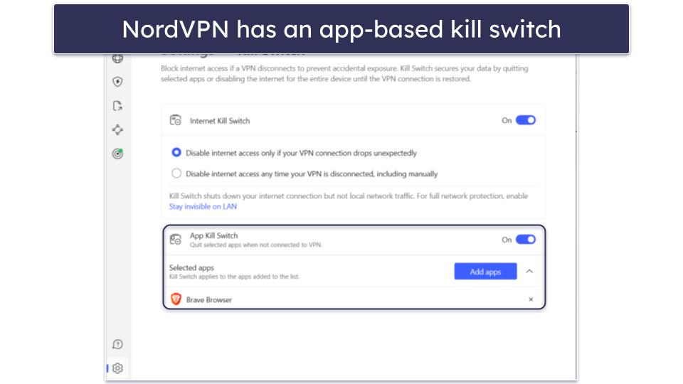 Security — Both VPNs Have Strong Security Features