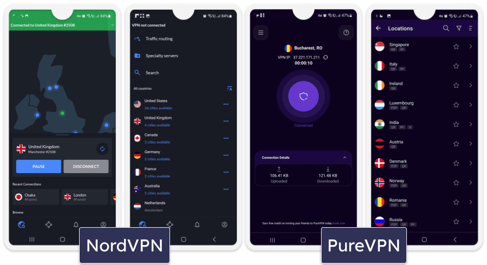 Apps &amp; Ease of Use — Both VPNs Are User-Friendly