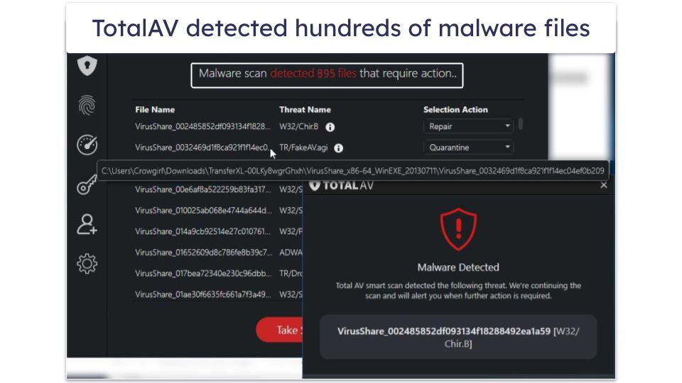 🥉3. TotalAV Total Security — Great Antivirus With Easy-to-Use Features