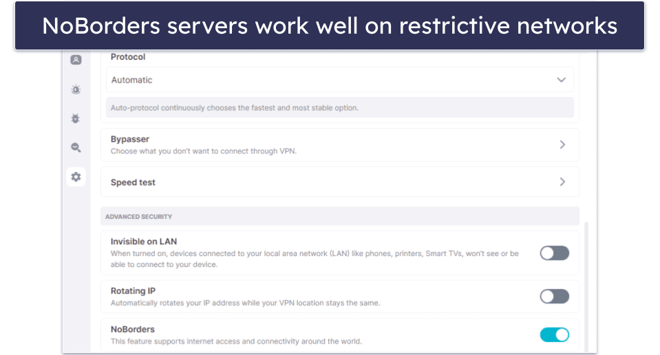 5. Surfshark — Feature-Rich + Circumvents Network Restrictions