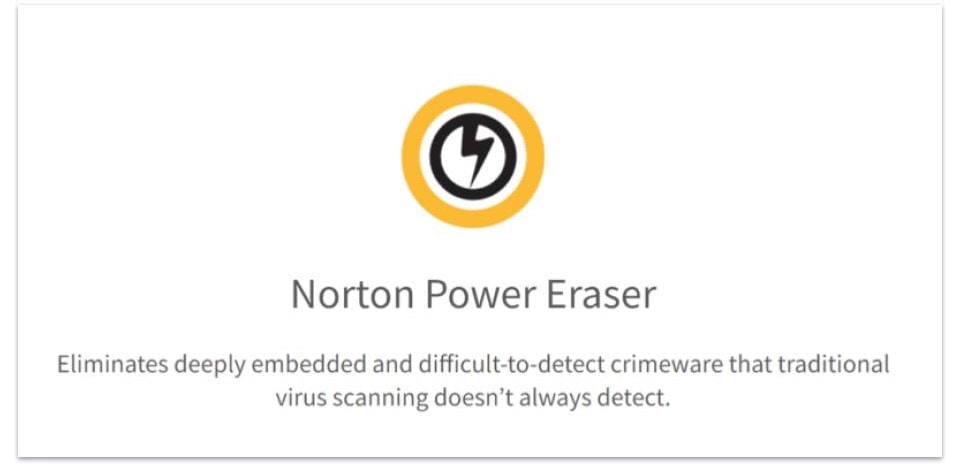 🥈2. Norton Power Eraser — Best Downloadable Virus Scanner and Virus Removal for Windows