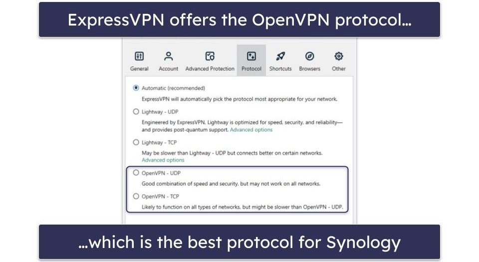 🥇1. ExpressVPN — Best VPN for Synology in 2025