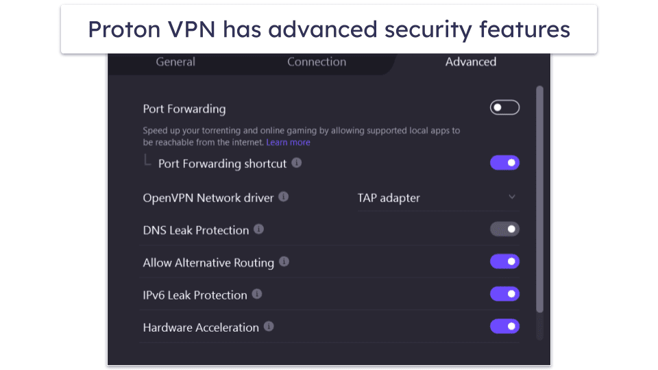 🥈2. Proton VPN — Good Speeds on macOS + Excellent Privacy