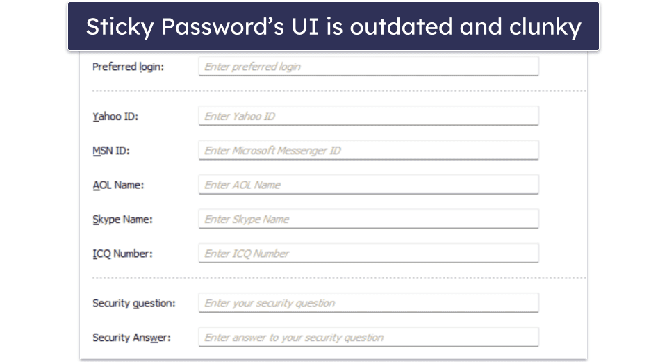 🥈 2. Sticky Password — Local Storage Capabilities With a Portable USB Version